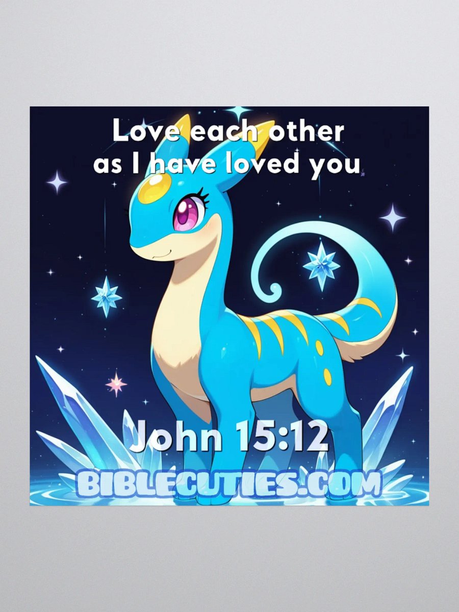 Bible Cuties Michali - Love each other as I have loved you Sticker product image (1)