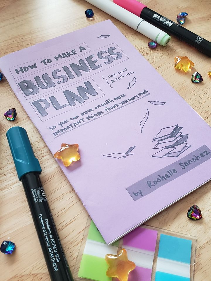 How to Make a Business Plan (Physical zine mailed to you) product image (1)
