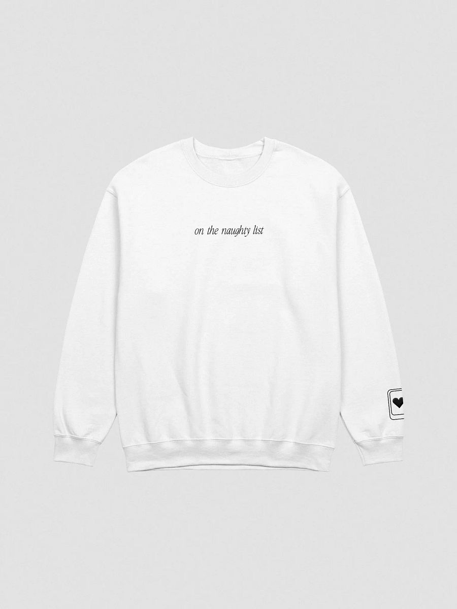 On The Naughty List Embroidered Sweatshirt product image (4)