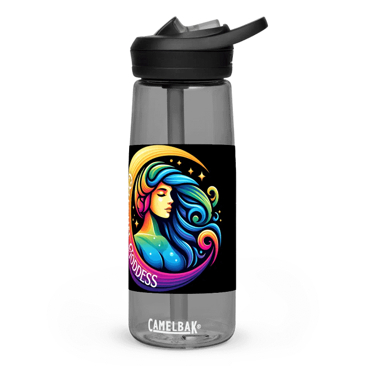 Celestial Crescent Moon Sports Water Bottle product image (1)