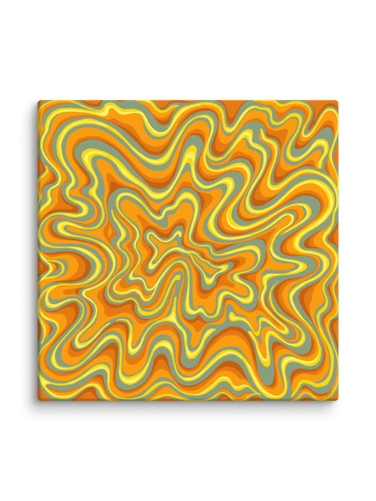 Radiant Swirls Canvas Art - Stone No. 4 product image (111)
