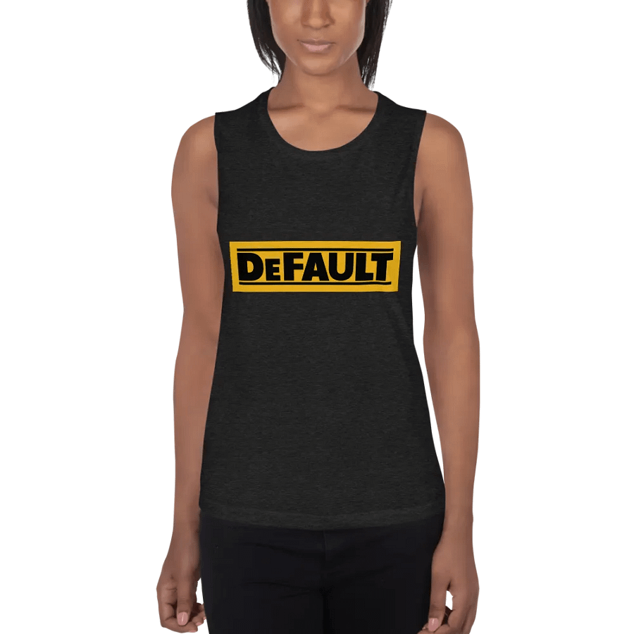DeWalt DeFault Bella+Canvas Women's Flowy Muscle Tank product image (1)