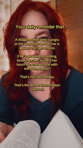 He’s angry at the world but gentle with her? Yeah, I write that kind of dragon chaos. #fantasyromance #shifterromance #dragon...