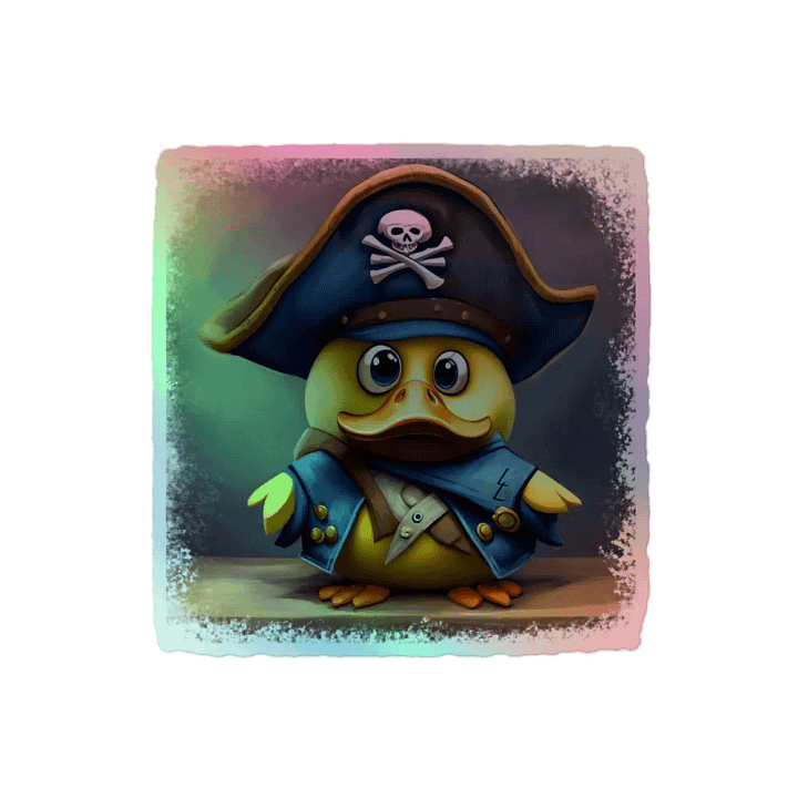 The Duck Holo Sticker product image (2)