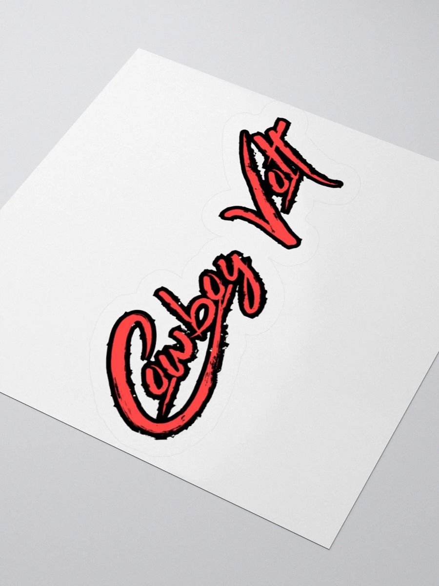 Cowboy Volt Kiss Cut Stickers product image (9)