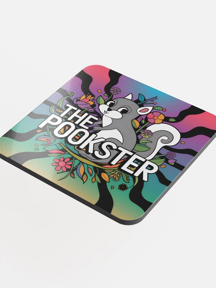 Coaster or micro art piece: flower and psychedelic pookster product image (4)
