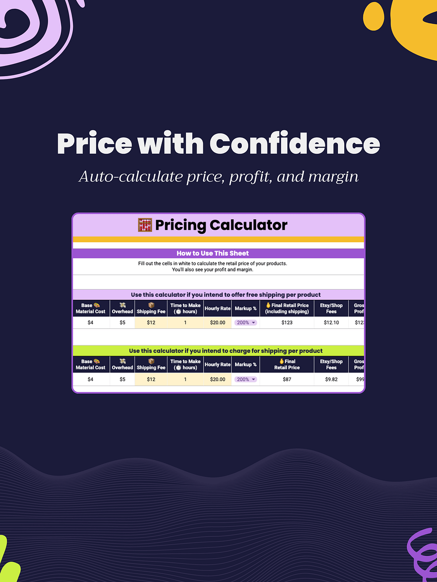 Craft Seller Pricing Toolkit product image (6)