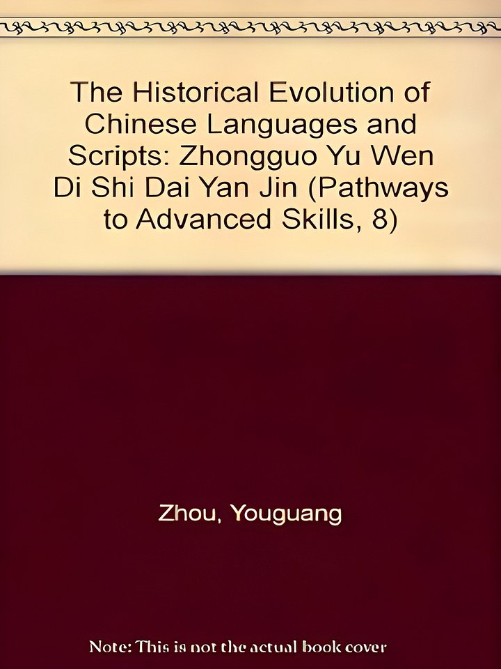 The Historical Evolution of Chinese Languages and Scripts product image (1)