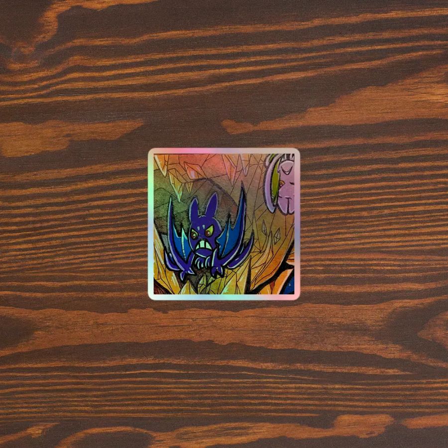 Crobat Gang Holofoil Sticker product image (3)