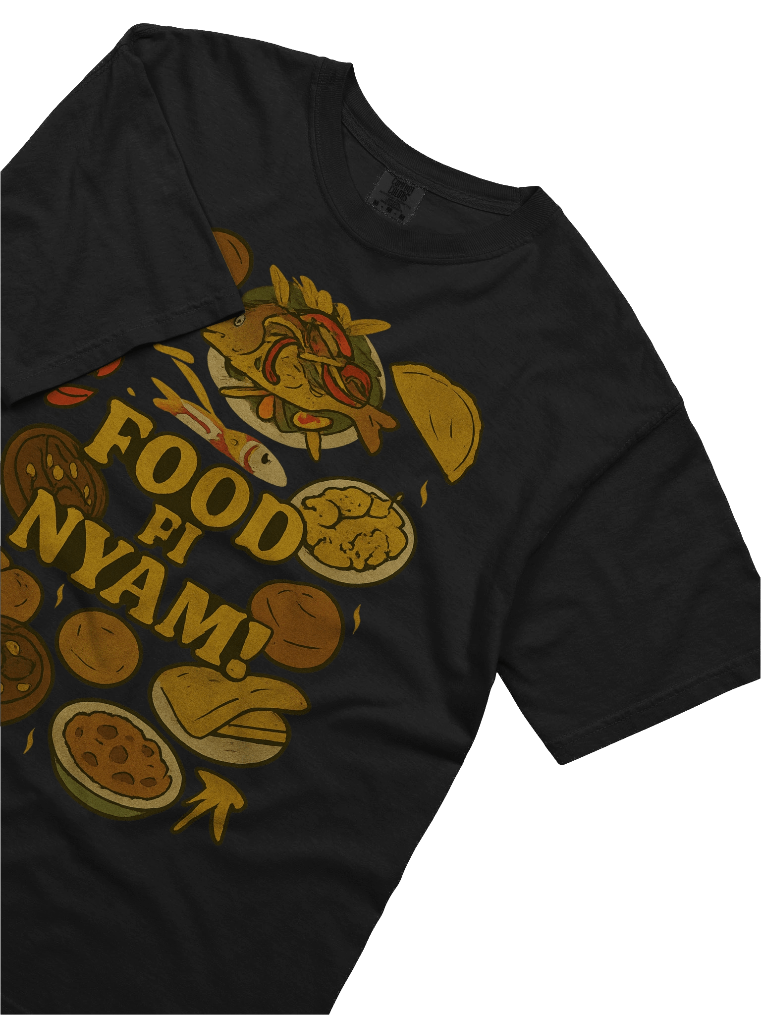 Food Fi Nyam! Illustrated T-Shirt product image (5)