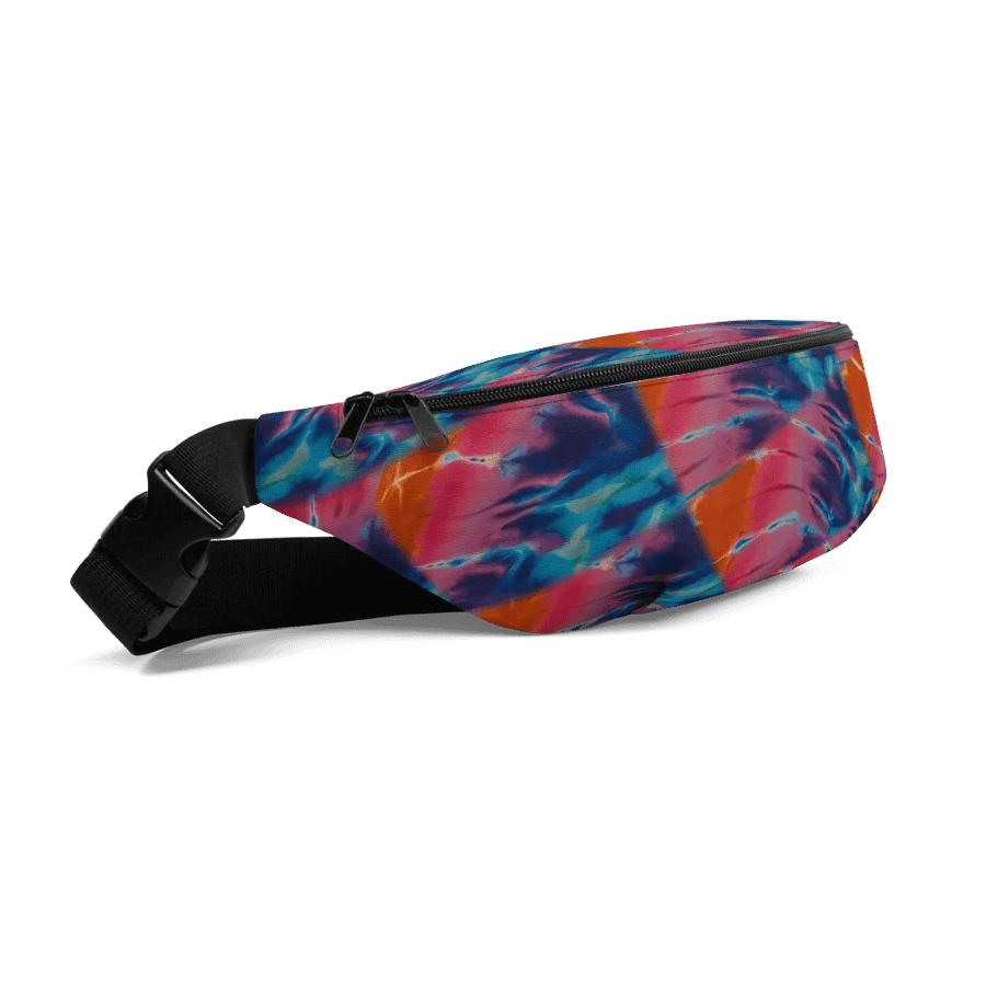 Swirling Motion Tie-Dye All-Over Print Fanny Pack product image (8)