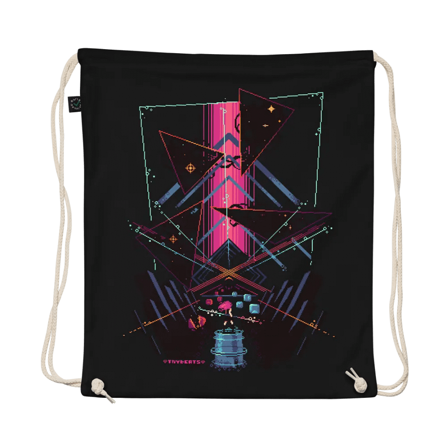 Tnybeats x COD31N3 Pixel Art Drawstring Bag product image (1)