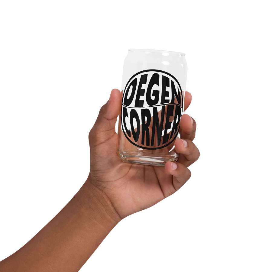 Degen Corner - Soda Glass (dark logo) product image (4)