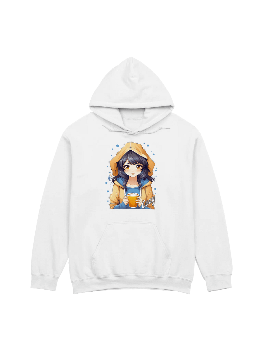Cozy Kawaii Anime Girl v2 - Gildan Classic Hoodie - Gildan 18500 product image (4)