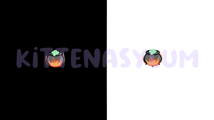 Cauldron🌙 - Animated Bubbling Emote product image (1)