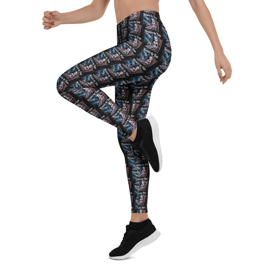 Midnight Veil Designs Beware the Toys Gothic Fantasy Women's All-Over Print Leggings (XS-XL) product image (5)