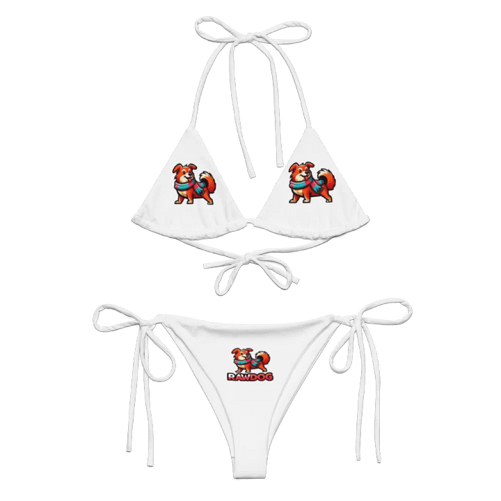 RawDog All-Over Print Recycled String Bikini product image (1)