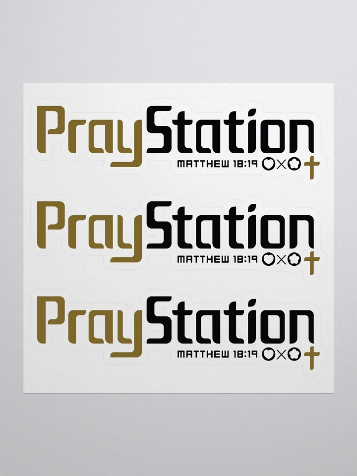 LXA PrayStation Stickers | 3 in 1 Launch Edition | Love X Aloha - Faith Collection | Premium Christian Merch product image (1)