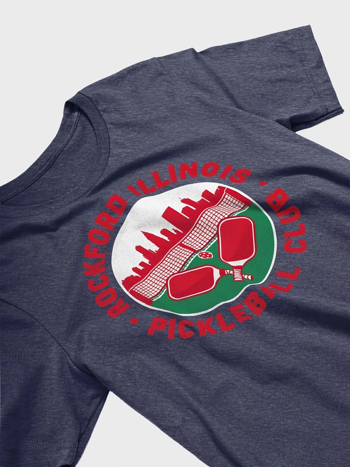 Rockford Illinois Pickleball Club Shirt – Bold Skyline & Court Design product image (2)