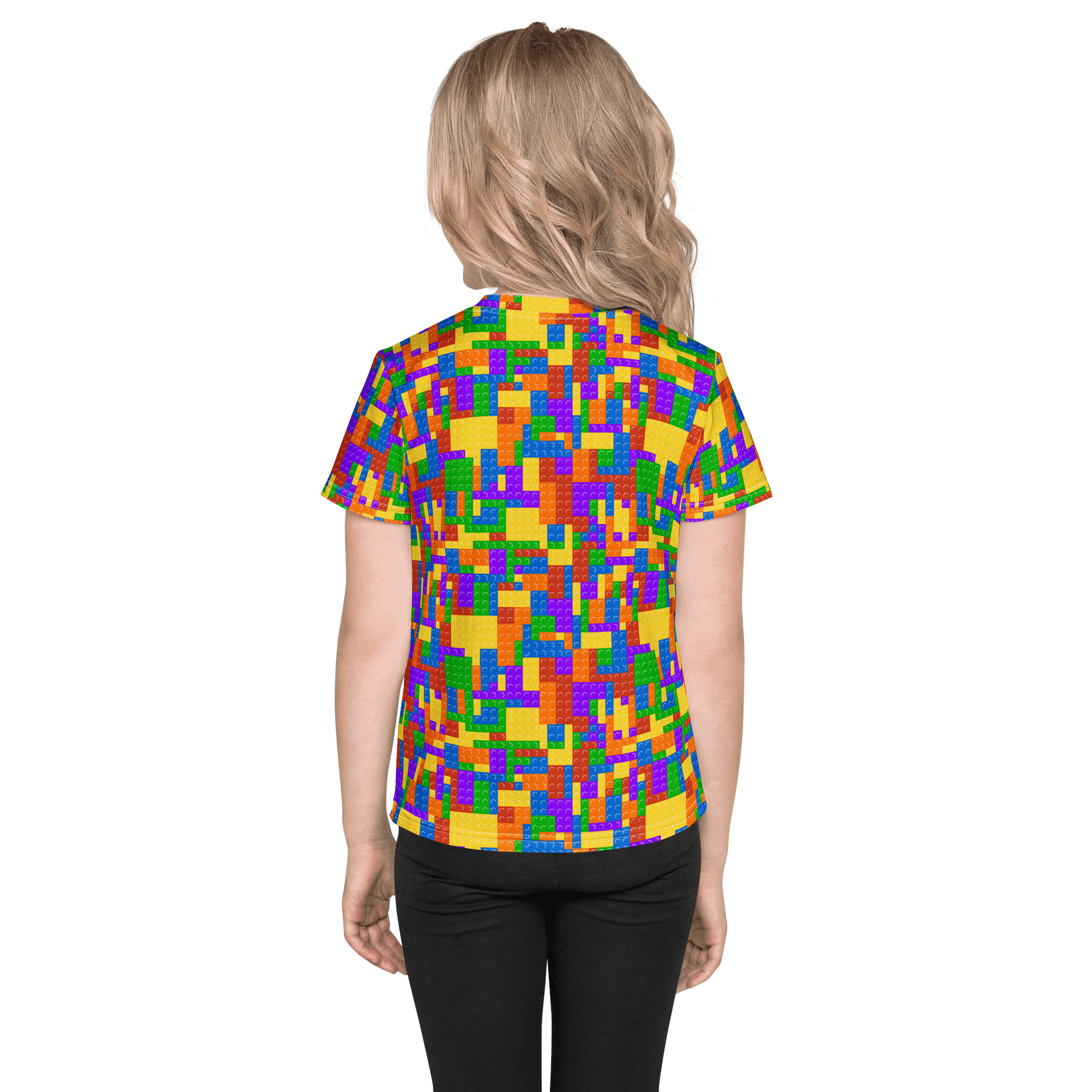 Blocks | Unisex Kids Crew Neck T-Shirt product image (5)