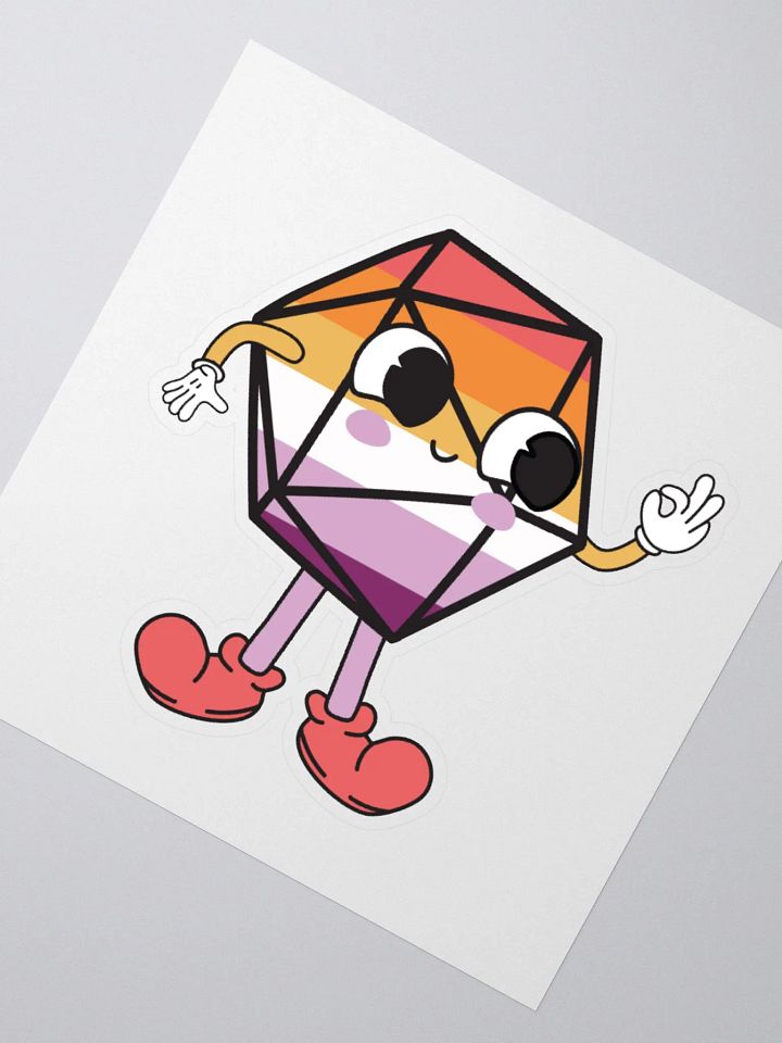 Lesbian Pride Sticker product image (2)