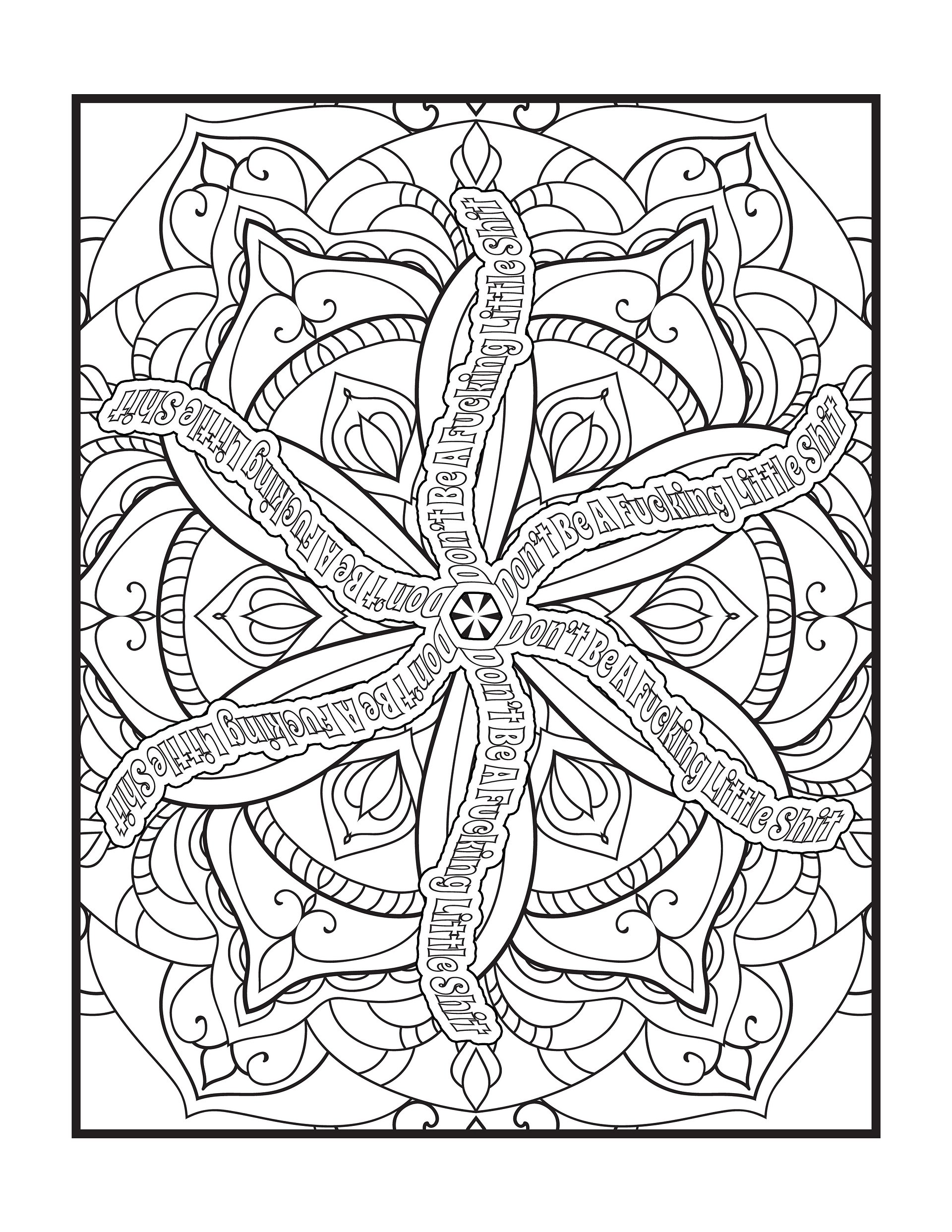 Art & Expletives, The Everyday Swears Version- Swear Word Coloring Book for Adults | Printable | Cuss Words | Sweary Phrases | Curse Words product image (4)