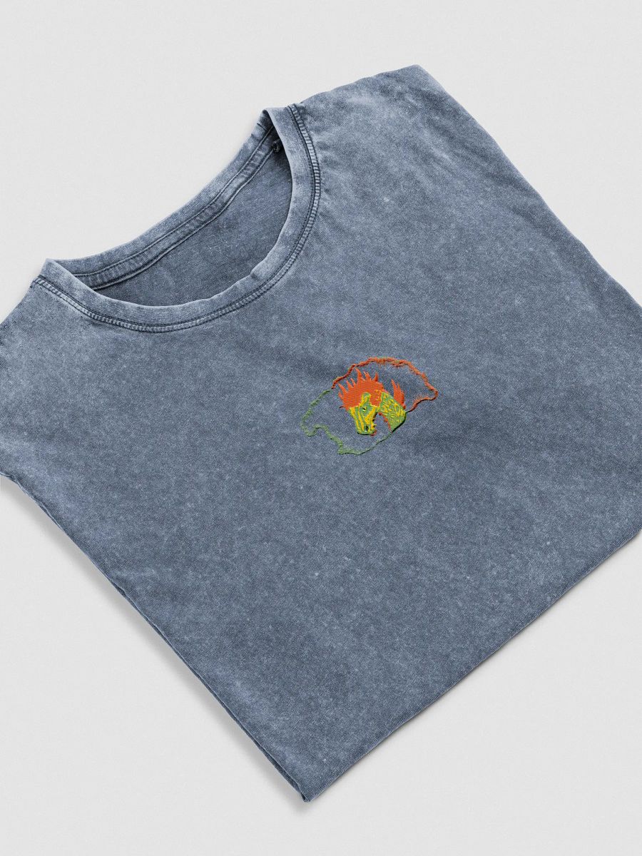Dragon Fire Unisex Denim T-Shirt product image (3)