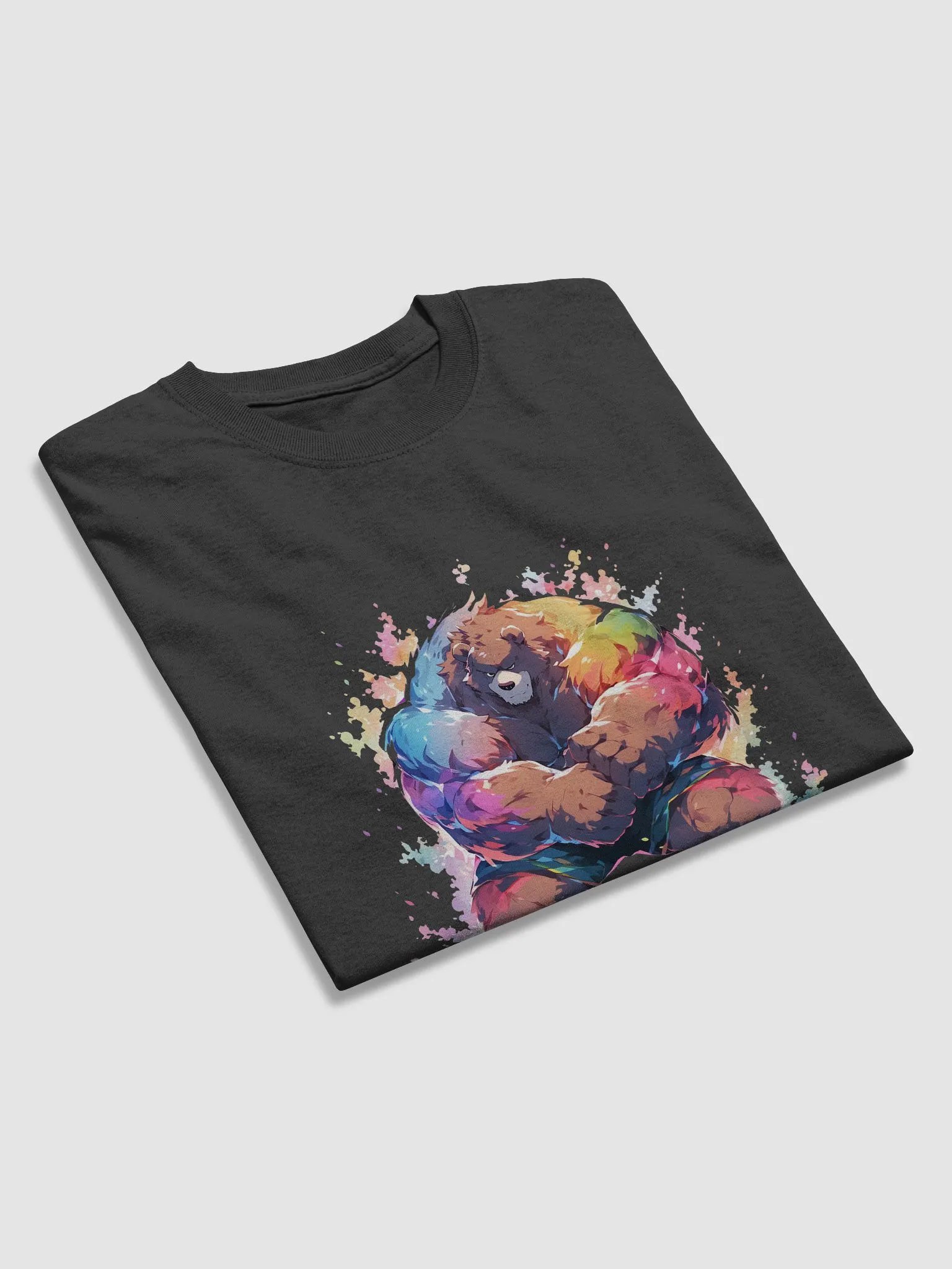 Pride+Wrath - Buff Bear - Dark Color T-shirt product image (4)