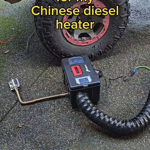 Found a use for my Chinese diesel heater 🤣

#jeep #diesel #heater