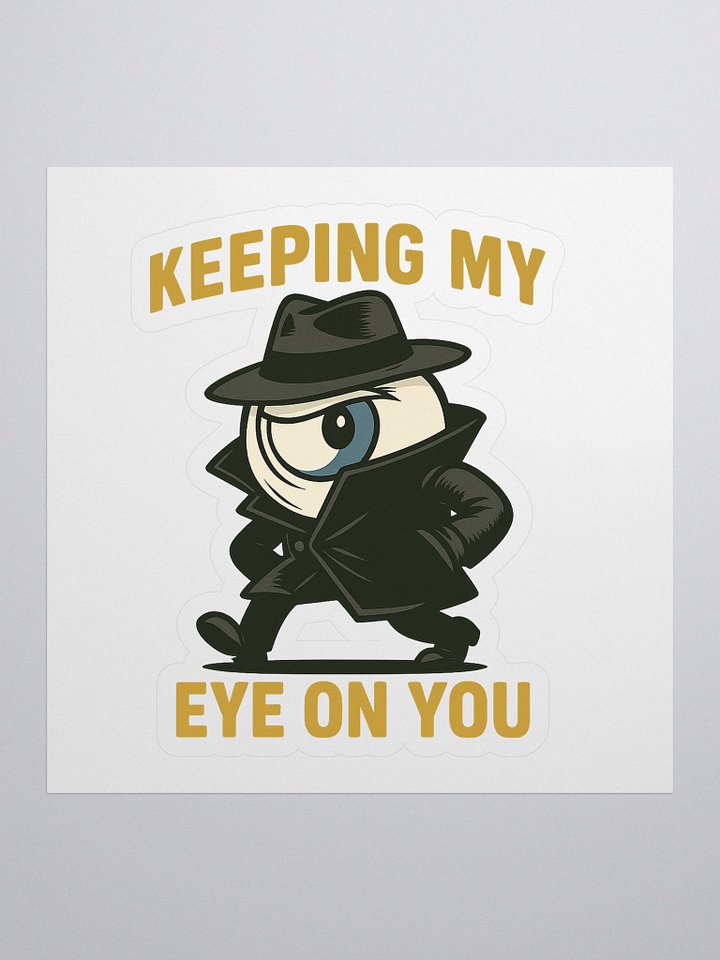 Sleuthy Eyeball Detective Kiss Cut Stickers product image (1)