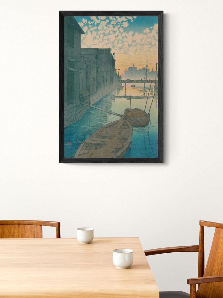 Dawn at Daikon Gashi Riverbank - Kawase Hasui product image (1)
