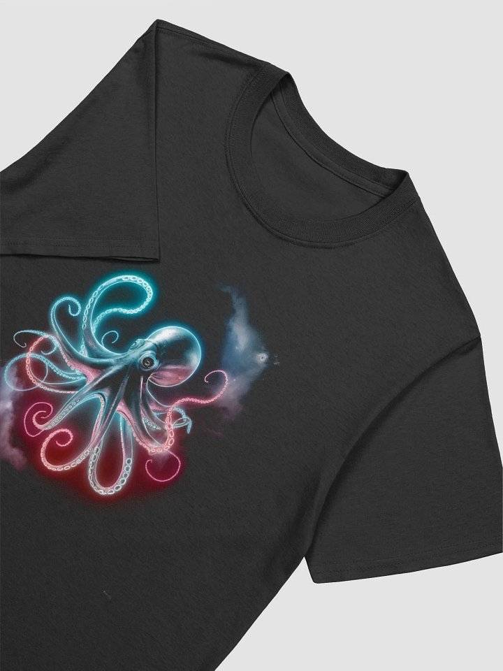 Neon Octopus Glow T-Shirt for Raves product image (1)