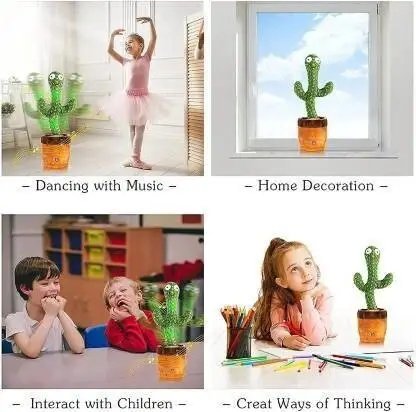 TrueBucks Cactus Talking Toy Dancing Cactus product image (3)