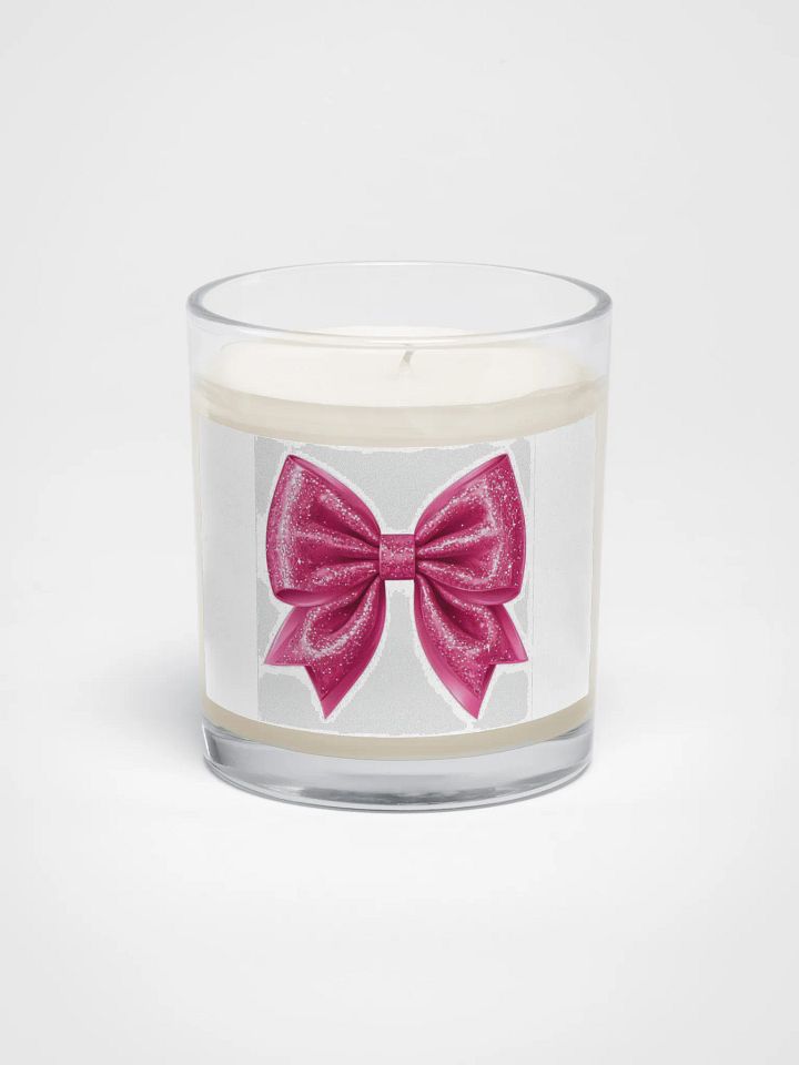 Love Joy Bestseller Coqueta Soy Wax Candle In A Clear Glass Jar product image (1)