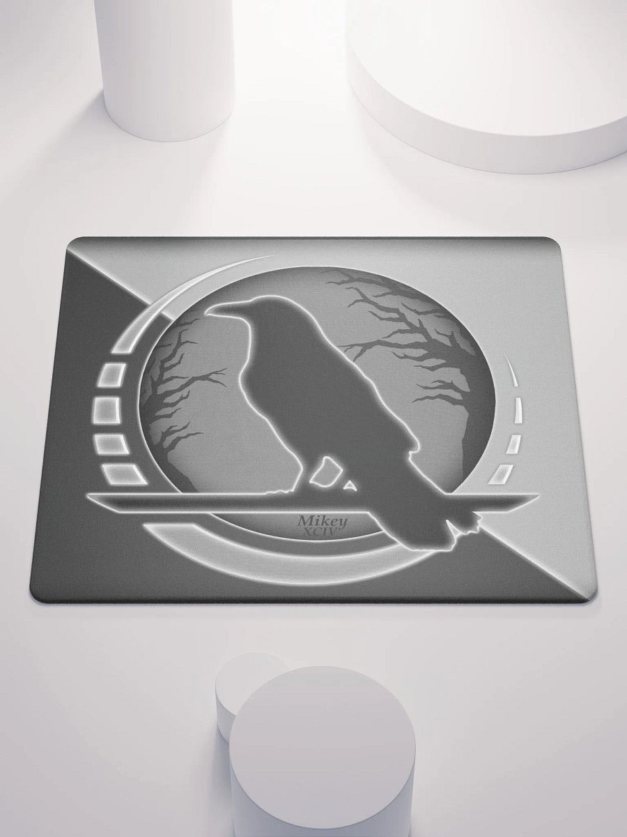 Raven's Moon - MikeyXCIV - Gaming Mouse Pad - 18″×16″, 36″×18″ product image (1)