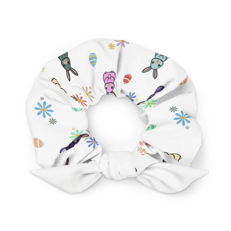 Whimsical Bunny Floral Party Scrunchie product image (1)