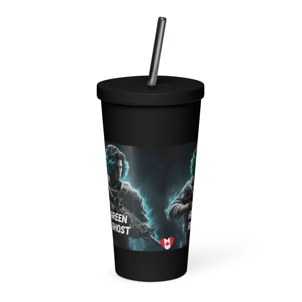 GREENGHOT- Stainless Steel cup with straw product image (4)