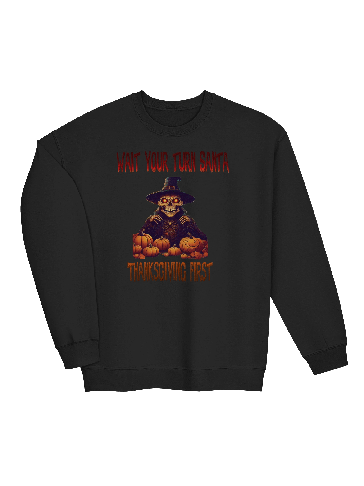 Witchy Skeleton Thanksgiving Sweatshirt product image (21)