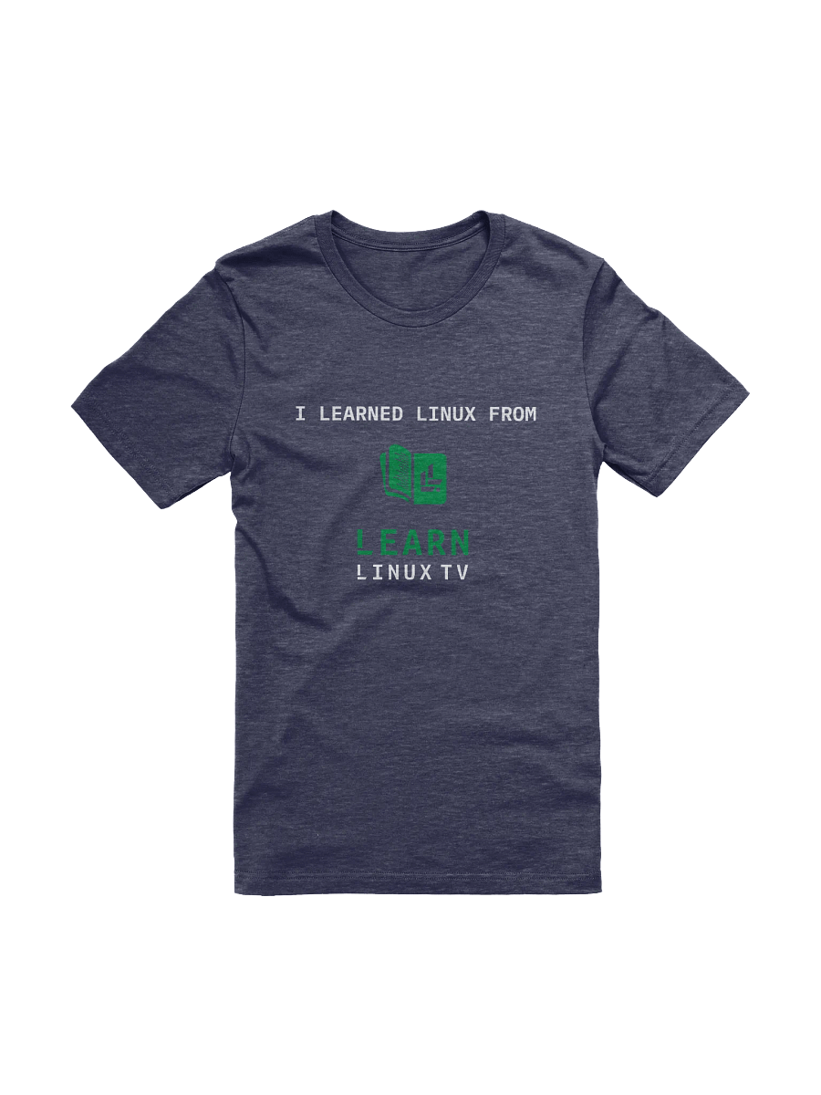 "I Learned Linux From Learn Linux TV" T-Shirt product image (1)