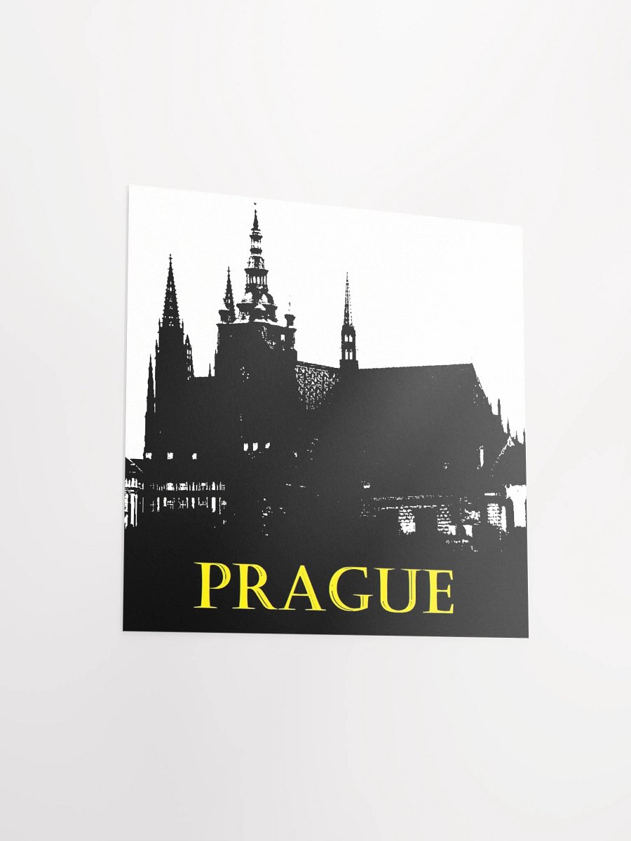 Prague - Prague Castle Silhouette - Poster product image (3)