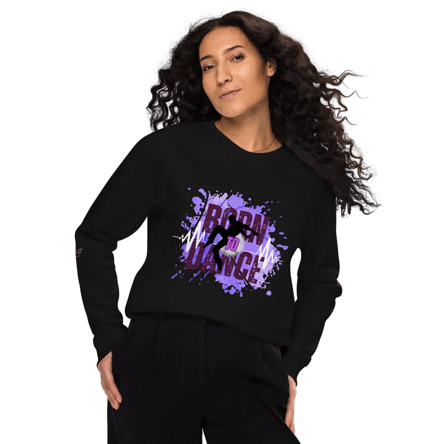 Energize Born to Dance His Silhouette Organic Sweatshirt product image (10)