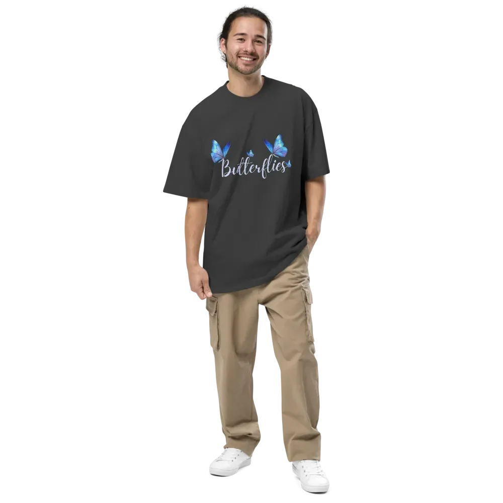 Blue Butterflies T-shirt product image (4)