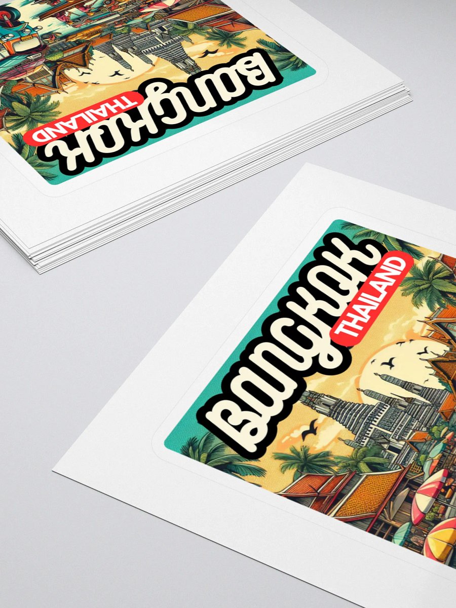 Vibrant Bangkok Kiss Cut Stickers product image (4)