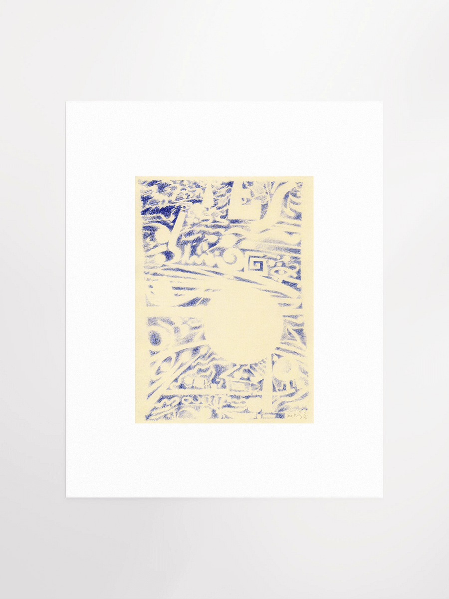 Blue Abstract 11.02.90 Print product image (2)