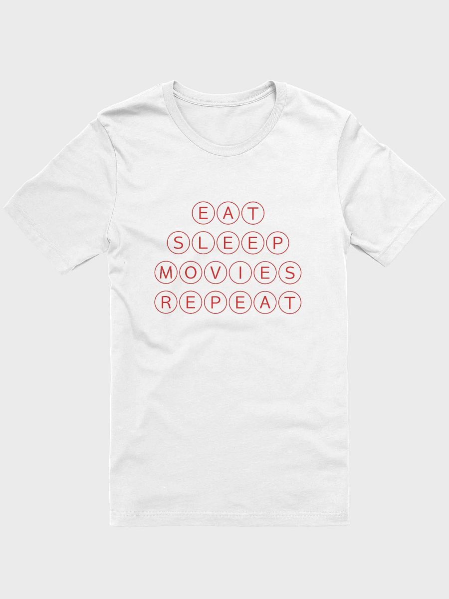 Eat Sleep Movies Repeat - Red Shirt product image (15)