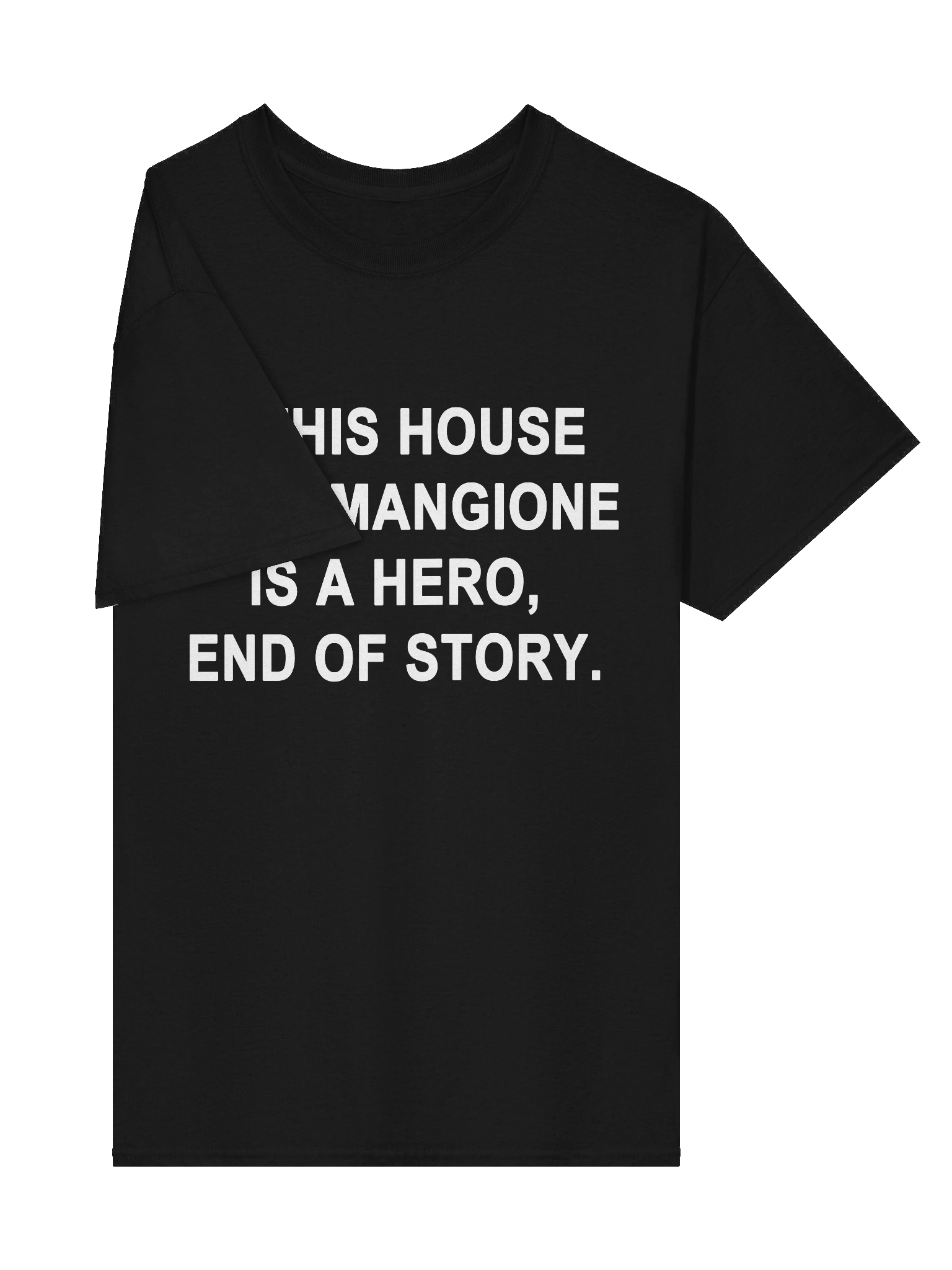 IN THIS HOUSE LUIGI MANGIONE IS A HERO, END OF STORY. T-Shirt product image (6)
