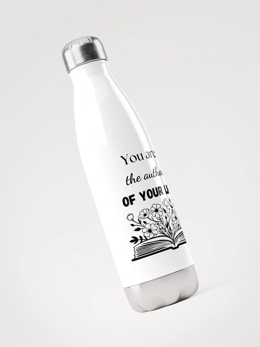 'You Are the Author' Steel Water Bottle product image (3)