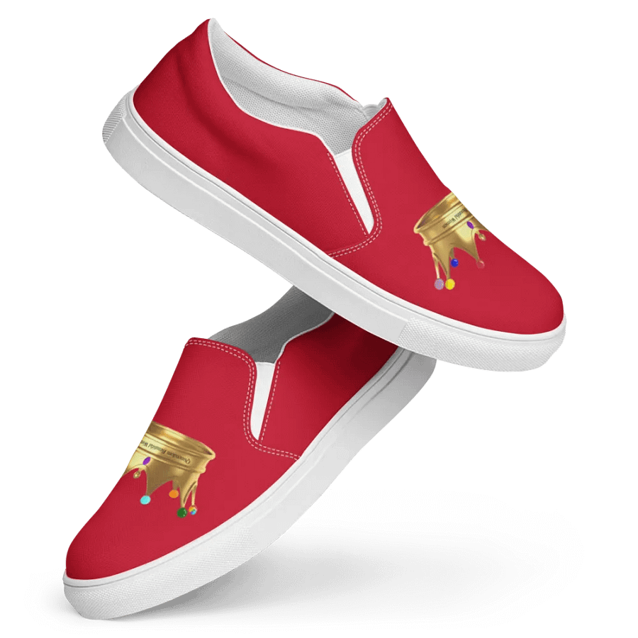Queendom Beautiful Women Crown Canvas Shoes /Red (TM) product image (4)