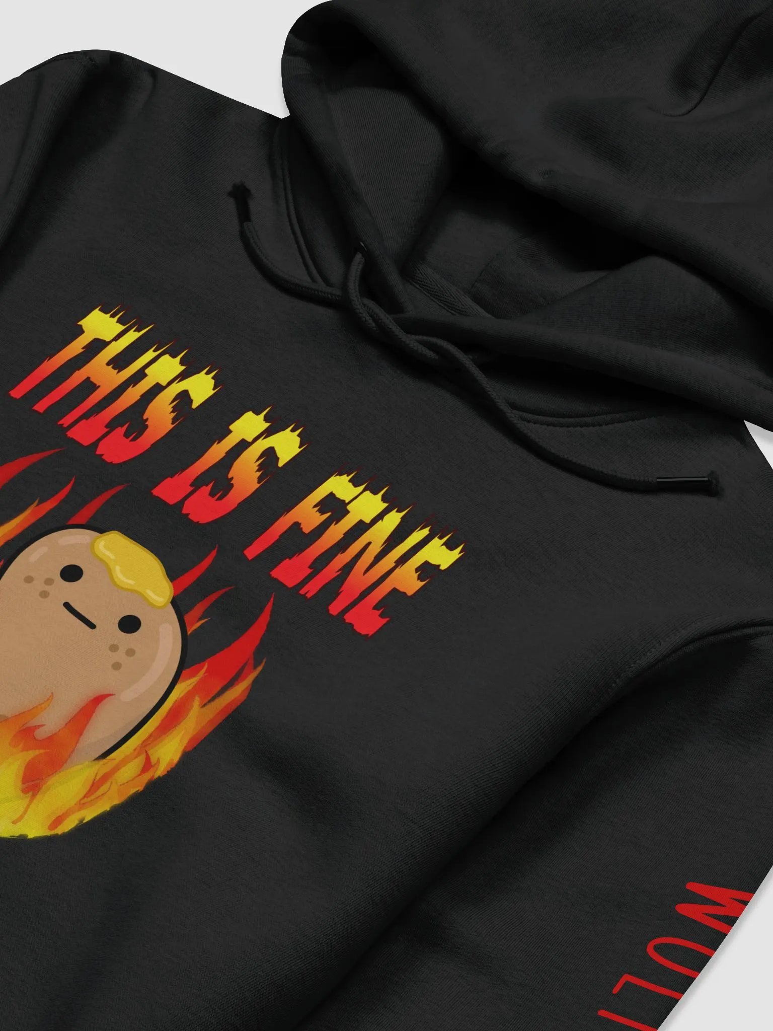 This Is Fine Hoodie product image (10)