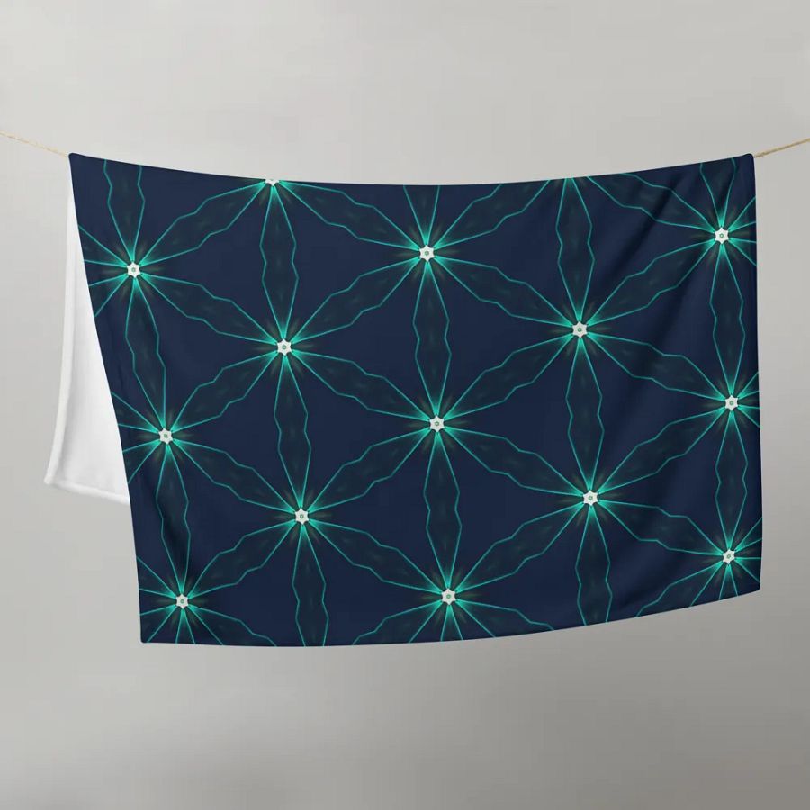 Navy Throw Blanket product image (9)